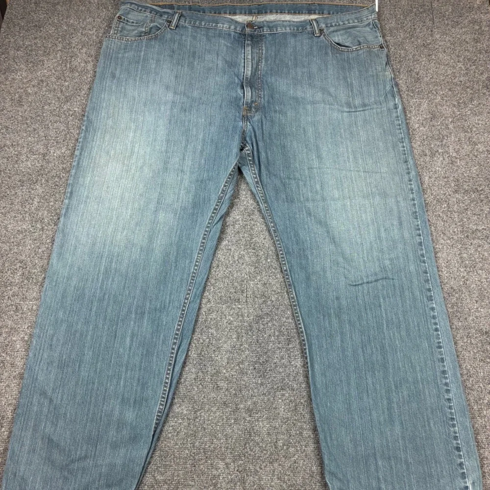 Levis 559 Relaxed Straight Jeans Mens Size 50x32 Blue Denim Medium Wash Cotton